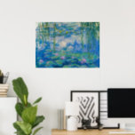 Poster Lírios de Claude Monet<br><div class="desc">Claude Monet - Waterlily,  1916-1919. Oscar-Claude Monet (1840-1926) foi pintor e fundador francês da pintura impressionista que é vista como um precursor chave do modernismo,  especialmente em suas tentativas de pintar a natureza à medida que a percebia.</div>