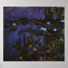 Poster Lírios de Claude Monet, Impressionismo venenoso