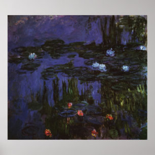 Poster Lírios de Claude Monet, Impressionismo venenoso
