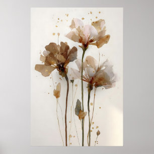 Poster Lírios do Campo – Arte Floral Cristã para Parede