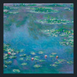 Pôster Lírios por Claude Monet Fine Art Painting<br><div class="desc">Linda obra-prima de Claude Monet - Água Lírios do seu jardim em Giverny,  França. Uma das mais famosas pinturas de arte na história da arte e um belo exemplo de impressionismo. Este é um trabalho de arte maravilhoso e um presente excelente para amante da arte.</div>