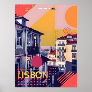 Poster Lisboa Vintage Art