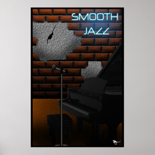 Poster liso do jazz