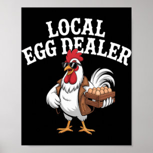 Poster Lista de Distribuidores de Ovos Locais Fazenda de