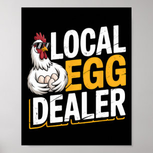 Poster Lista de Distribuidores de Ovos Locais Fazenda Eng