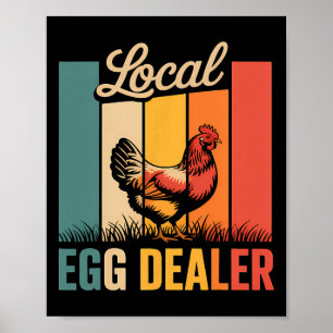 Poster Lista de Distribuidores de Ovos Locais Fazendeiro