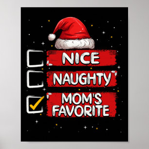 Poster Lista de Natal Favorita da Mamãe Malvada Nicinha P