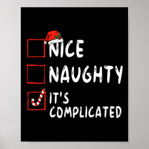 Poster Lista de Natal Legal Levado É Complicado Papai Noe