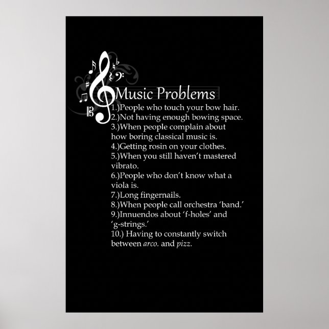 Poster Lista de Problemas de String (Frente)
