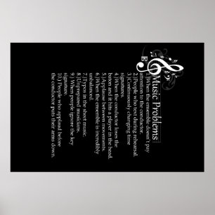 Poster Lista de problemas do condutor