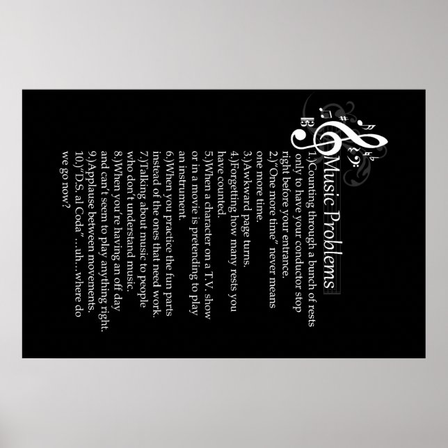 Poster Lista de Problemas Gerais (Frente)