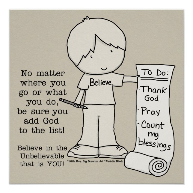 Pôster Lista de Tarefas (Frente)