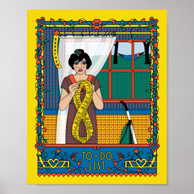 Poster Lista de Tarefas_B_8x10 Cartaz (Frente)