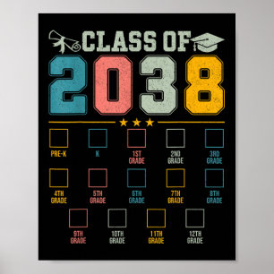 Poster Lista de Verificação Cl de 2038 Crescendo Comigo K