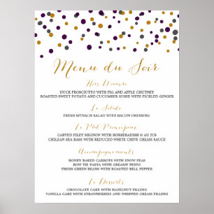 Poster Listagem Personalizada - Cartaz de Menu