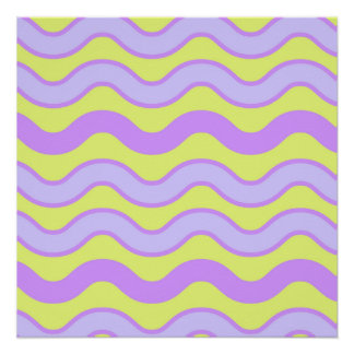 Pôster Listra Groovy Lima Roxa Minimalista Moderna Primav