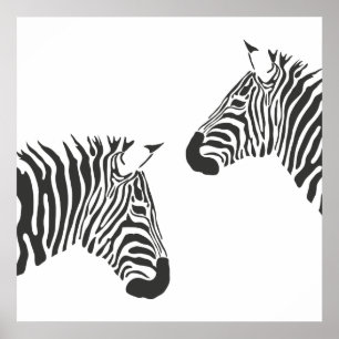 Pôster Listras da zebra