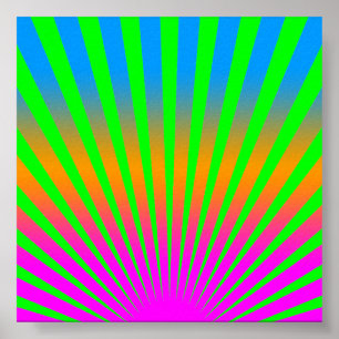 Pôster Listras de Sun de ascensão do vintage do tigre 80