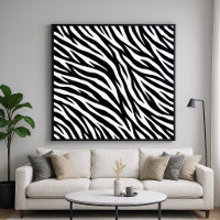 Listras de Zebra Padrão Animal