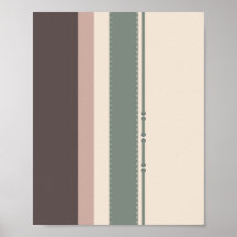 Listras Pastel Minimalista Decoração de Casa