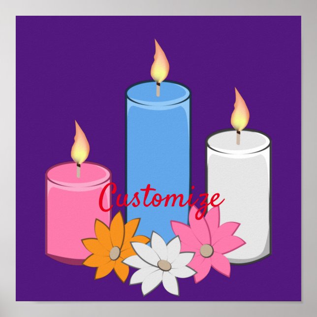 Poster Lit Flowers Thunder_Cove (Frente)