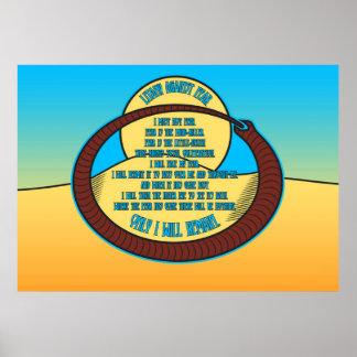 Poster Litany Contra o Medo