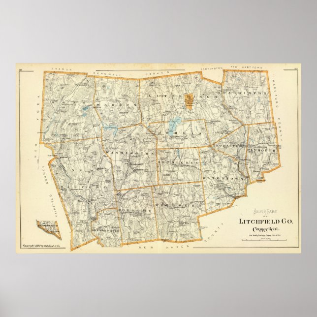 Pôster Litchfield Co S (Frente)