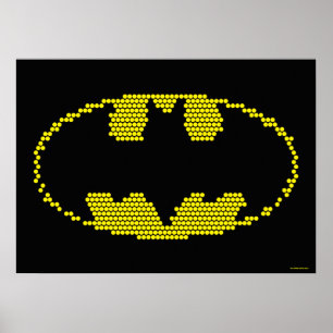 Pôster Lite-Brite Bat Emblem
