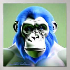 Poster LITE EXISTENTE Azul Ape