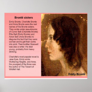 Poster Literatura, século 19, irmãs Bronte