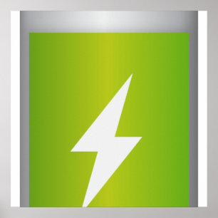 Pôster lithium-ion battery Icon
