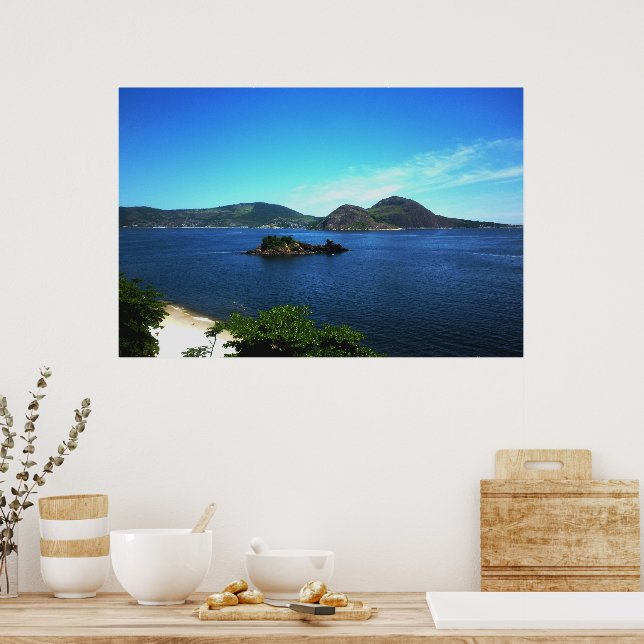 Poster litoral de Niterói (Cozinha)