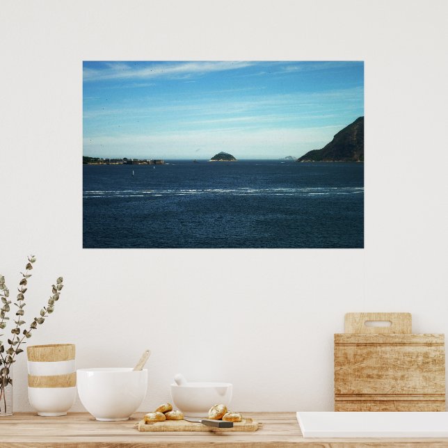 Poster litoral do RJ (Cozinha)