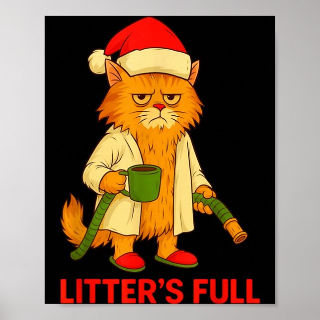 Poster Litter’s Full Cat Parody Tee  (Frente)