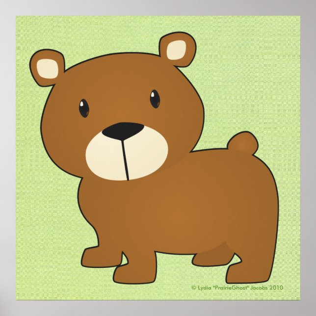 Pôster Little Bear Print (Frente)