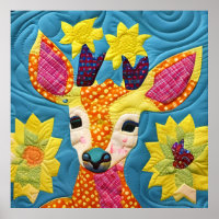 Little Deer Quilt Like Design