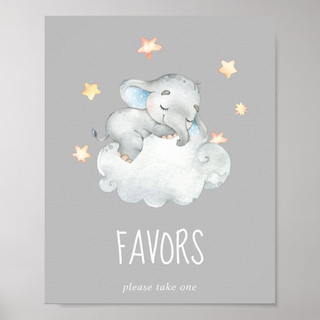 Poster Little Elephant Boy | Sinal de Favor de Cinzas (Frente)