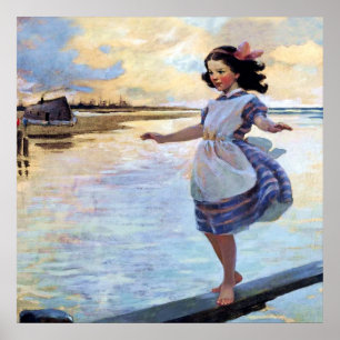 Poster “Little Eml'y” Por Jessie Willcox Smith