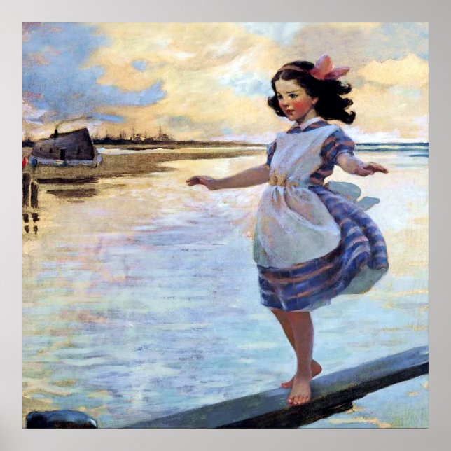 Poster “Little Eml'y” Por Jessie Willcox Smith (Frente)