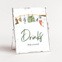 Little Fisherman Baby Shower Drinks