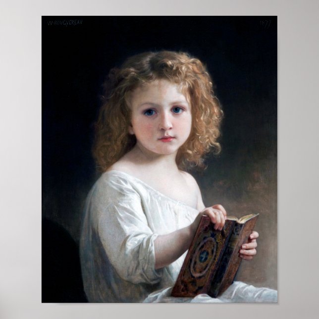 Poster Little Girl, Bouguereau (Frente)