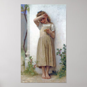 Poster Little Girl, Bouguereau