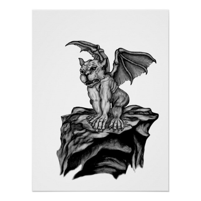 Pôster Little Golem Gargoyle (Frente)