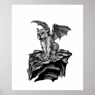 Poster Little Golem Gargoyle