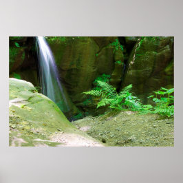 Poster Little Lyons Falls, Parque Estadual de Mohican, Oh