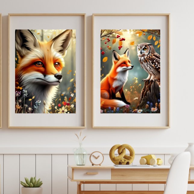 Poster Little Maple 🦊 Fox Little Light Storybook Tales (Little Maple Little Light Storybook Tales)