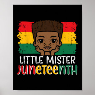 Poster Little Mister JuneteAfrican Boy Boys