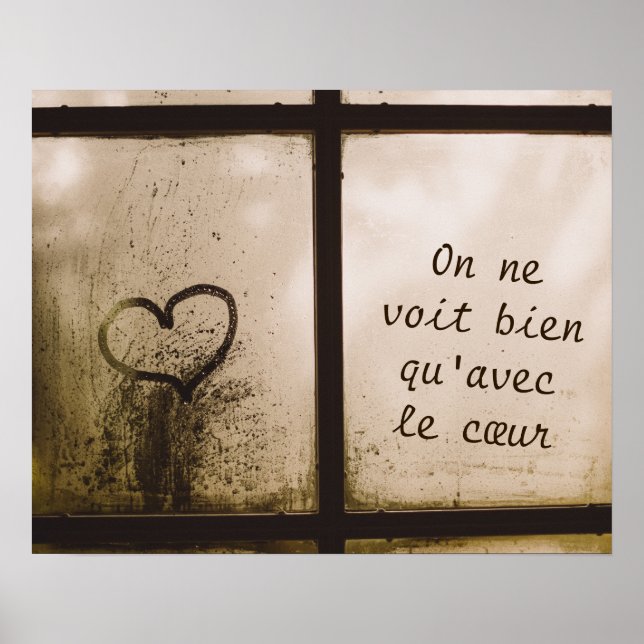 Poster Little Prince citação (Frente)