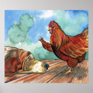 Poster Little Red Hen