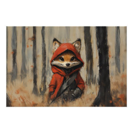 Pôster  Little Red Riding Hood Fox 